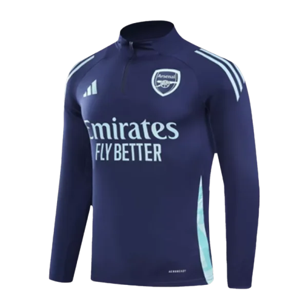 Men'S Arsenal Zipper Tracksuit Sweat Shirt Kit (Top+Trousers) 2024/25 -Navy - Top Soccer Jerseys: Fan &Amp; Player Versions | Goalkits.net