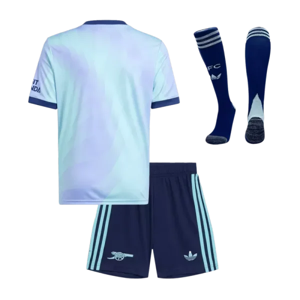 Kids Arsenal Third Away Soccer Jersey Whole Kit (Jersey+Shorts+Socks) 2024/25 - Top Soccer Jerseys: Fan &Amp; Player Versions | Goalkits.net