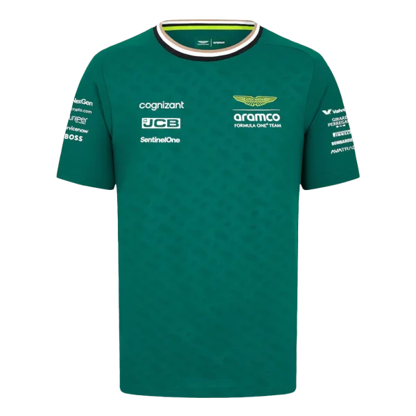 Premium Quality Men'S Aston Martin Aramco Cognizant F1 Racing Team Fernando Alonso Driver T - Shirt 2024 - Top Soccer Jerseys: Fan &Amp; Player Versions | Goalkits.net