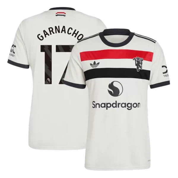Premium Quality Men's GARNACHO #17 Manchester United Third Away Soccer Jersey Shirt 2024/25 - Fan Version
