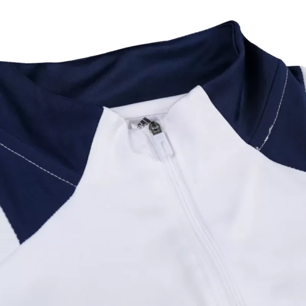 Men'S Real Madrid Zipper Tracksuit Sweat Shirt Kit (Top+Trousers) 2024/25 -White - Top Soccer Jerseys: Fan &Amp; Player Versions | Goalkits.net