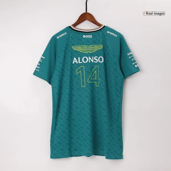 Premium Quality Men'S Aston Martin Aramco Cognizant F1 Racing Team Fernando Alonso Driver T - Shirt 2024 - Top Soccer Jerseys: Fan &Amp; Player Versions | Goalkits.net