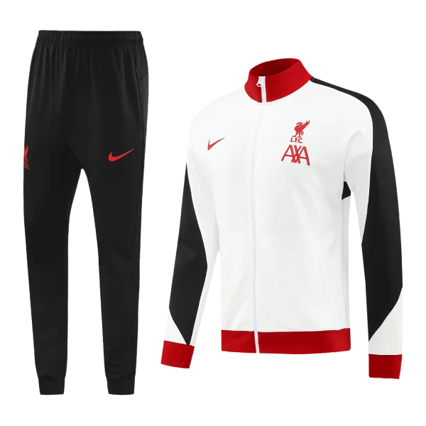 Men'S Liverpool Training Jacket Kit (Jacket+Pants) 2024/25 -White - Top Soccer Jerseys: Fan &Amp; Player Versions | Goalkits.net