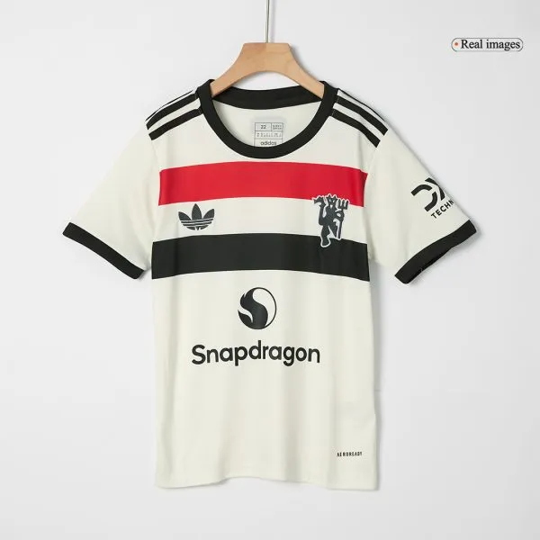 Kids Manchester United Third Away Soccer Jersey Kit (Jersey+Shorts) 2024/25 - Top Soccer Jerseys: Fan &Amp; Player Versions | Goalkits.net