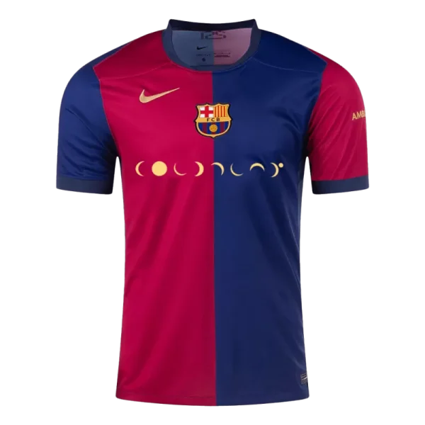 Men's Barcelona X COLDPLAY Home Soccer Jersey Shirt 2024/25 - Fan Version