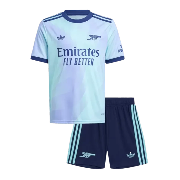 Kids Arsenal Third Away Soccer Jersey Kit (Jersey+Shorts) 2024/25
