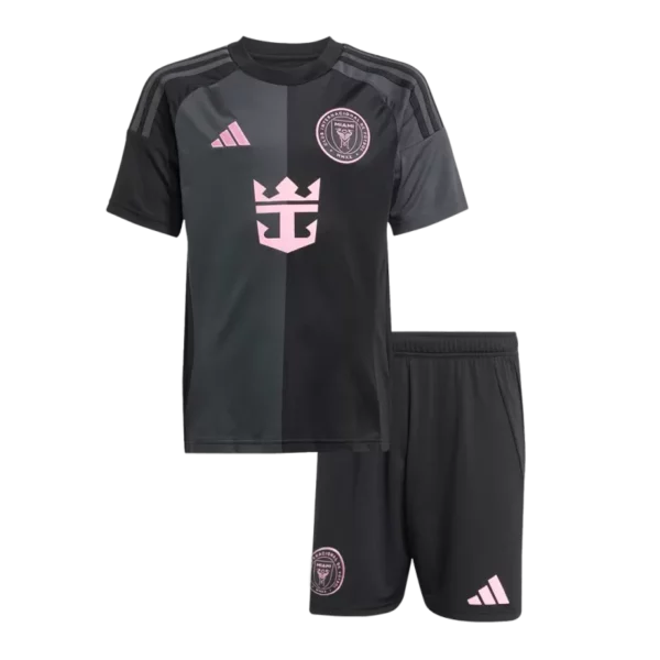 Kids Inter Miami Cf Away Soccer Jersey Kit (Jersey+Shorts) 2025