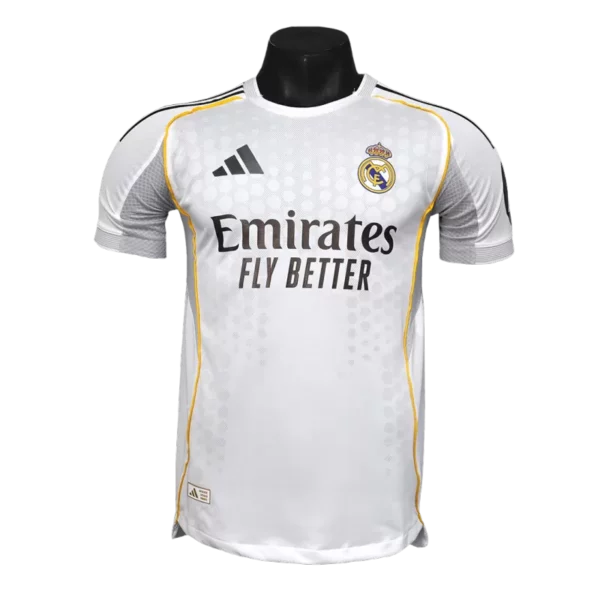 Men's Authentic Real Madrid Home Soccer Jersey Shirt 2025/26 - Player Version