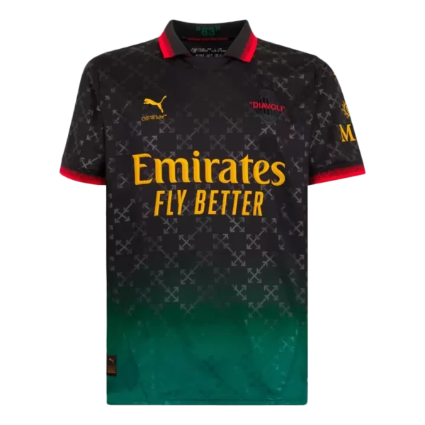 Men'S Ac Milan Fourth Away Soccer Jersey Shirt 2024/25 - Fan Version