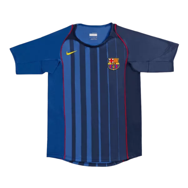 Men's Retro 2004/05 Barcelona Away Soccer Jersey Shirt