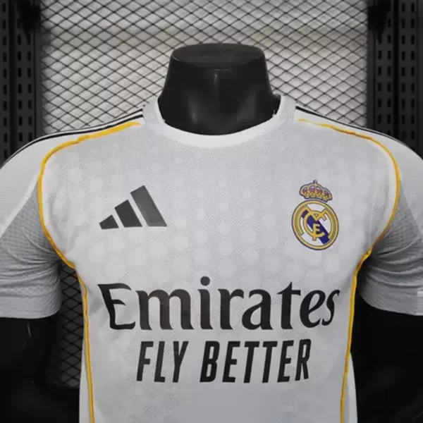 Men'S Authentic Real Madrid Home Soccer Jersey Shirt 2025/26 - Player Version - Top Soccer Jerseys: Fan &Amp; Player Versions | Goalkits.net