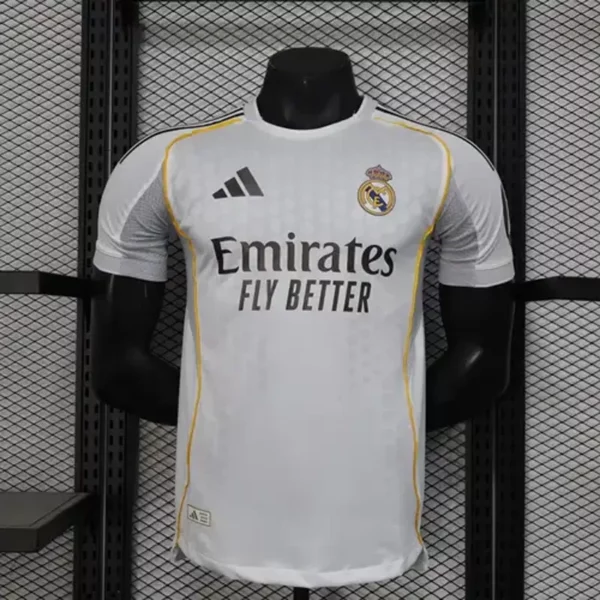 Men'S Authentic Real Madrid Home Soccer Jersey Shirt 2025/26 - Player Version - Top Soccer Jerseys: Fan &Amp; Player Versions | Goalkits.net