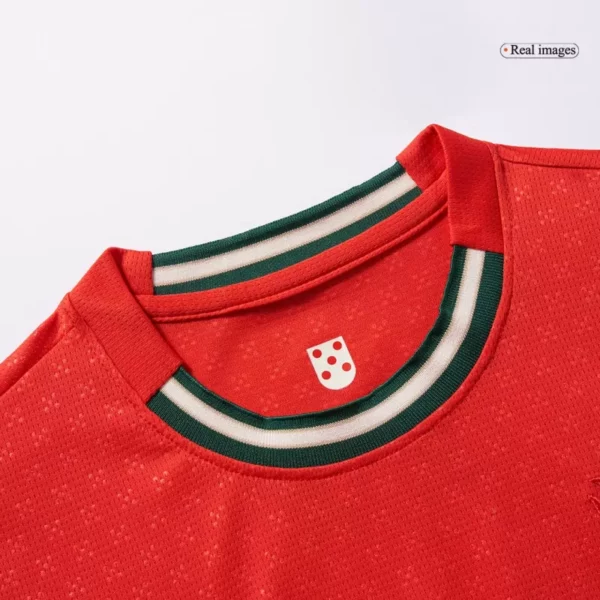 Kids Portugal Home Soccer Jersey Kit (Jersey+Shorts) 2025 - Top Soccer Jerseys: Fan &Amp; Player Versions | Goalkits.net