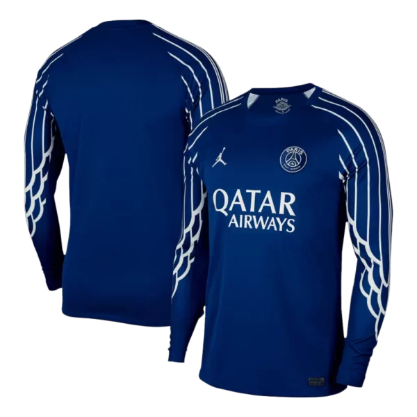 Men'S Psg Fourth Away Long Sleeves Soccer Jersey Shirt 2024/25 - Fan Version - Top Soccer Jerseys: Fan &Amp; Player Versions | Goalkits.net