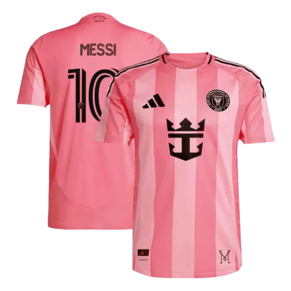 Men's Authentic MESSI #10 Inter Miami CF Home Soccer Jersey Shirt 2025 - Player Version
