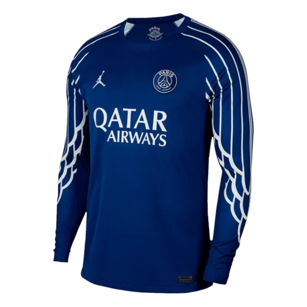 Men's PSG Fourth Away Long Sleeves Soccer Jersey Shirt 2024/25 - Fan Version