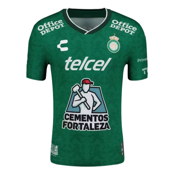 Men's Authentic Club León Home Soccer Jersey Shirt 2024/25 - Player Version