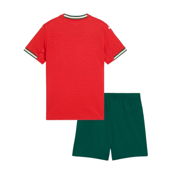Kids Portugal Home Soccer Jersey Kit (Jersey+Shorts) 2025 - Top Soccer Jerseys: Fan &Amp; Player Versions | Goalkits.net